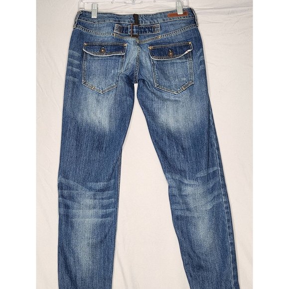 River Island Lowrise Denim Jeans Sz 4, Straight from the UK! - Picture 6 of 14